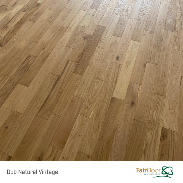Dub Natural Vintage – drevená podlaha